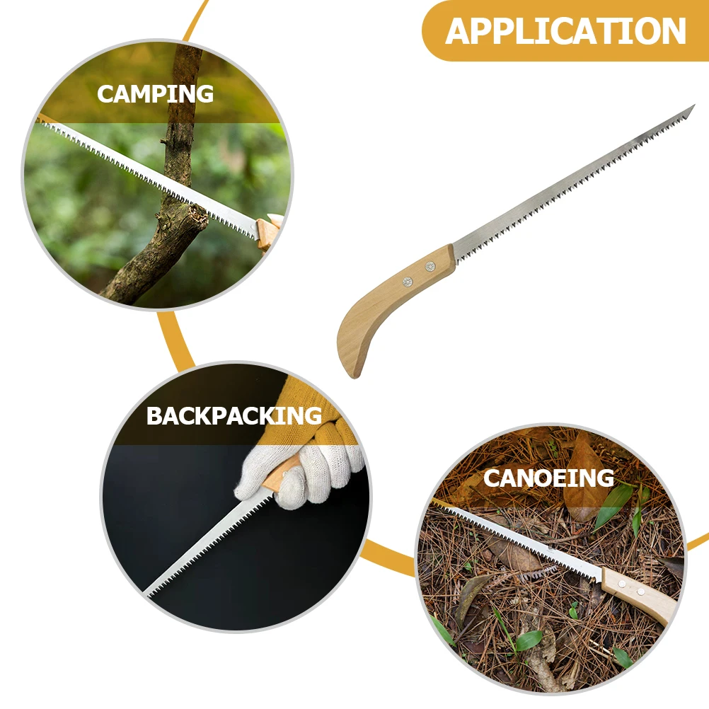 

2pcs Gardening Heavy Duty Hand Pruning Camp Portable Wood Lightweight Non-Slip Handle Japanese Pull Mini Saw For Crafts