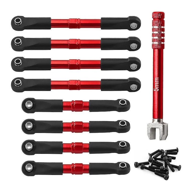 【NEW USER EXCLUSIVE】RC Car Upgrade Metal Pull Rod Kit For TRAXXAS 1/16 SLASH 7038 7018 7075 RC Car Accessories