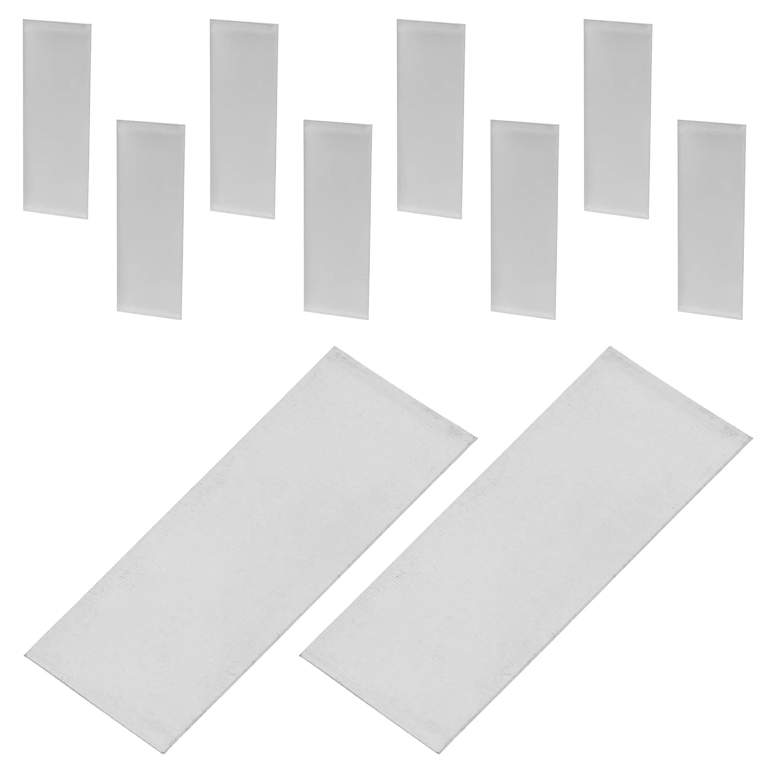 10 Pcs Pure Zinc Flakes Fruit Plate Batteries Making Materials Anode Strip Replacement Experiment Tools