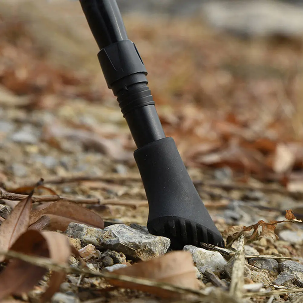 

5 pcs Rubber Tips For Trekking Poles Hiking Walking Sticks Thickened Durable Anti-Slip Protector Camp Trail Use