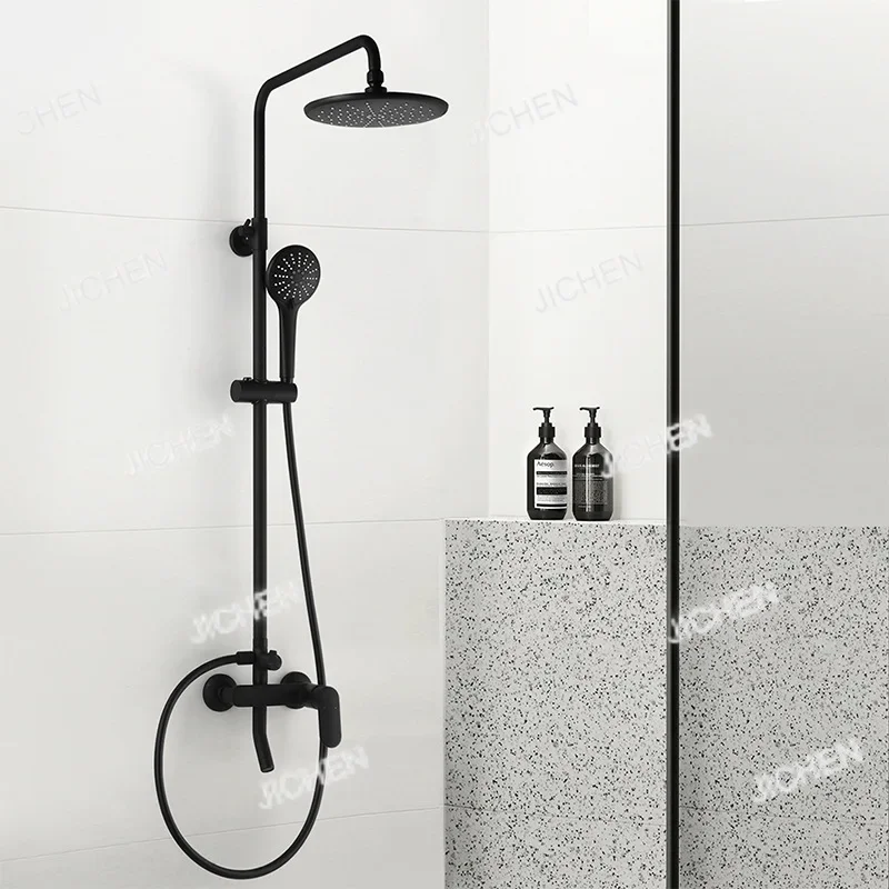 

JCRefined copper body three-function shower set