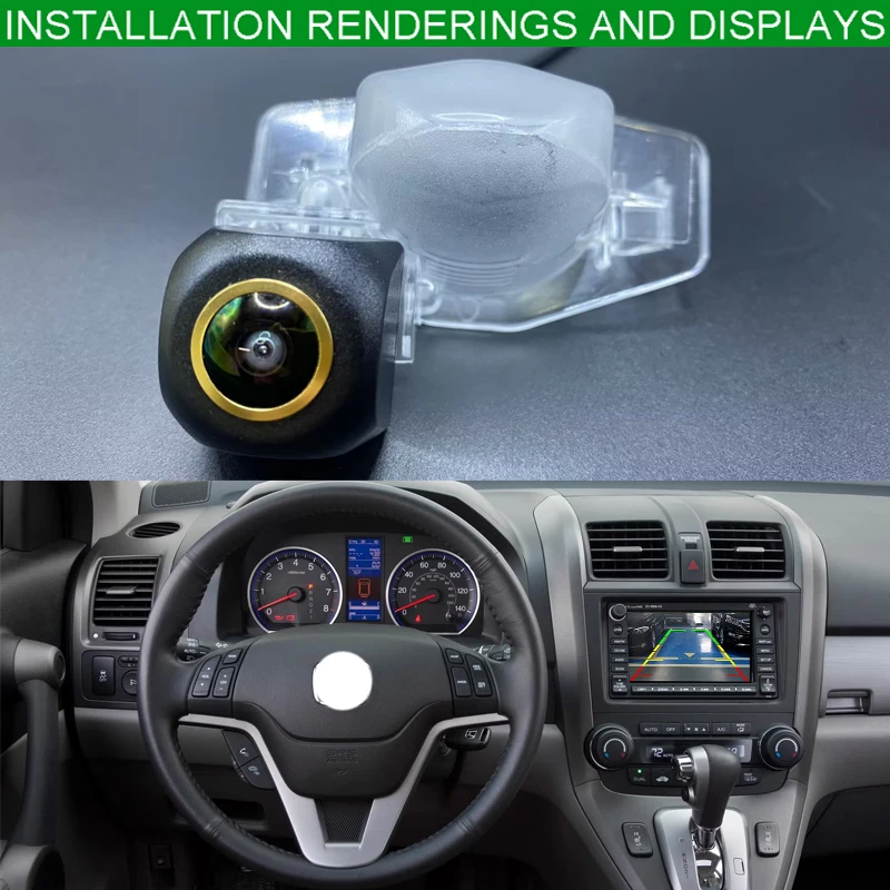 كاميرا الرؤية الخلفية لهوندا WRV WR-V 2016 2017 2018 2019 2020 شاشة OEM إضافة كاميرا احتياطية عكسية HD للرؤية الليلية