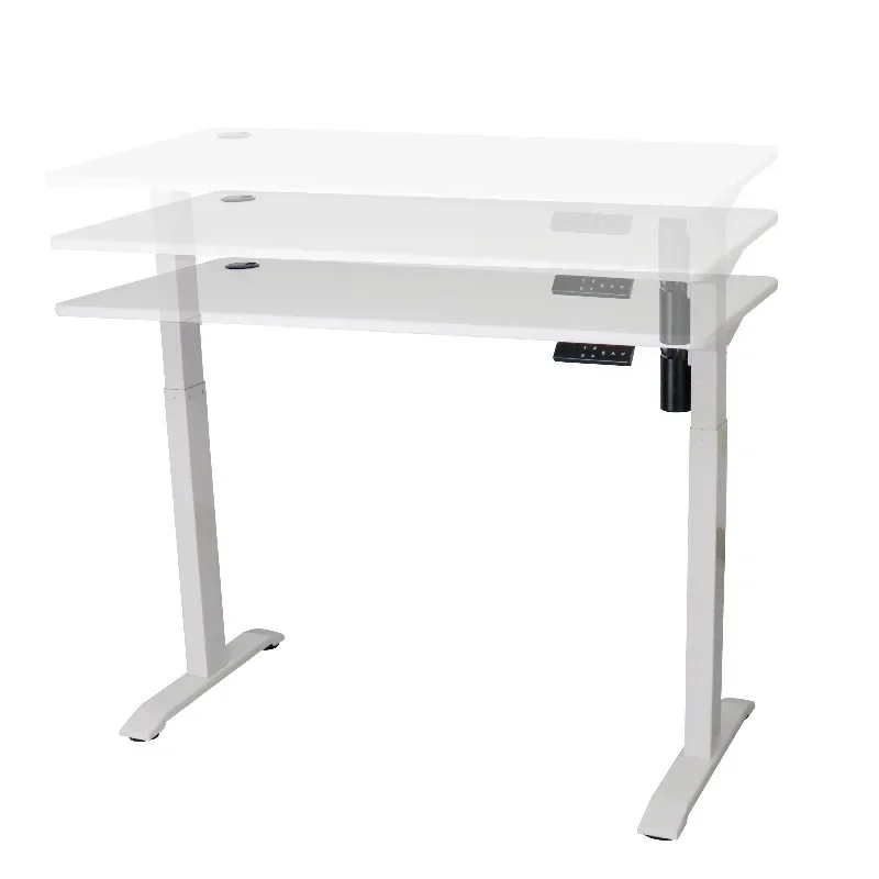 【2026】2 Legs 2 Columns Electric Adjustable Height Office Uplift Computer Desk Tables Frame China Supplier