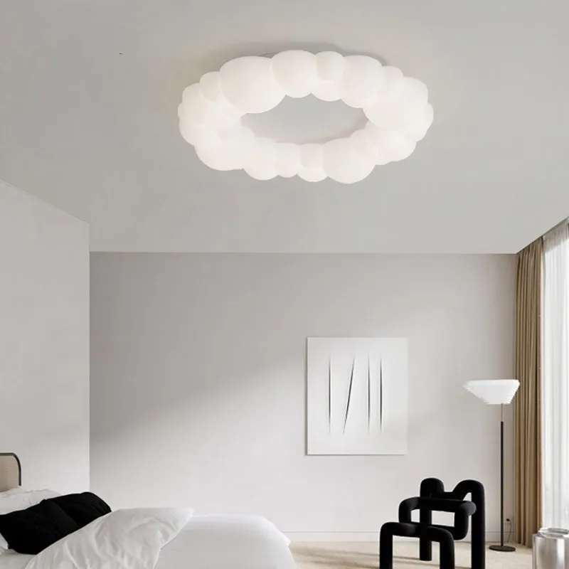 Cloud Ceiling Lamp Room Lamp Master Bedroom Living Room Modern Bedroom Light Cute Style Children Chandelier Dining Room Lighting