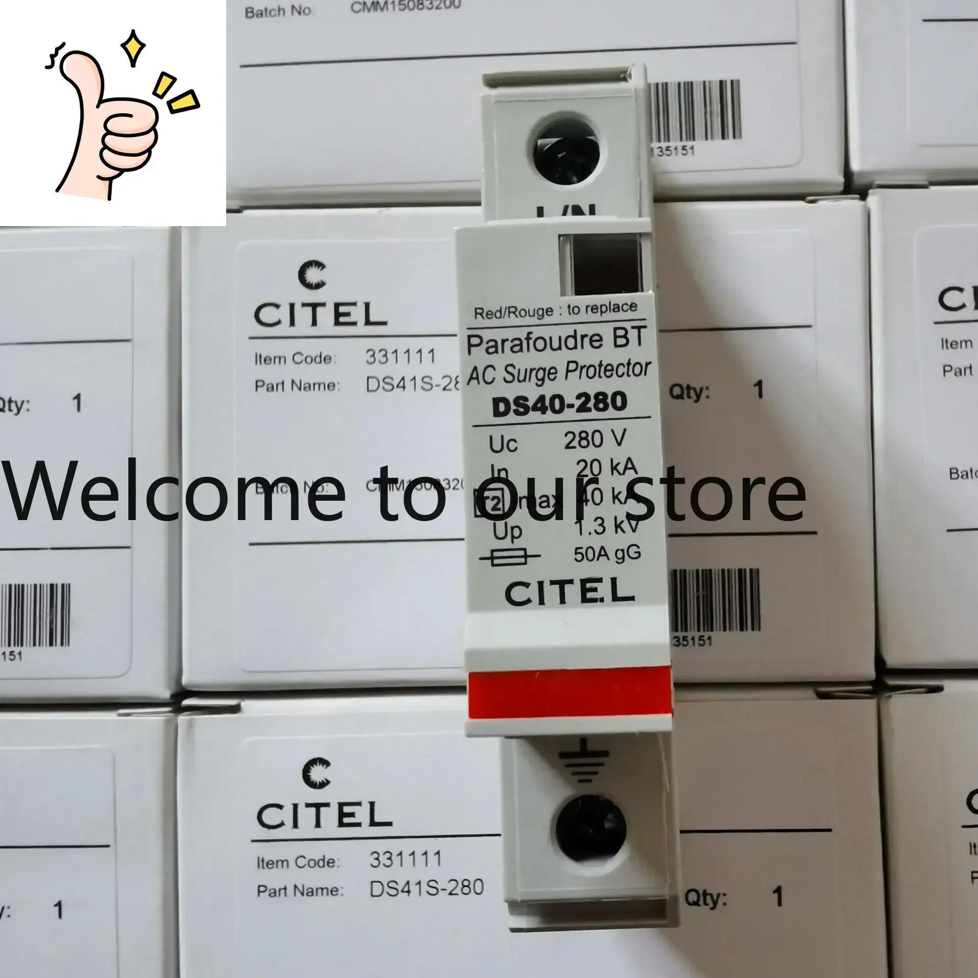 France CITEL Secondary Surge Protector DS41-480 Sidel Power Supply Lightning Protector Single-phase 1P Is On Sale