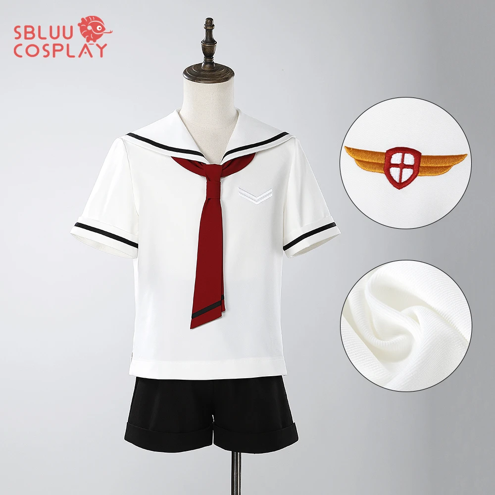 

SBluuCosplay Syaoran Li Cosplay Costume R Quality Card Captor Sakura Daily Wear Primary School Summer Uniform