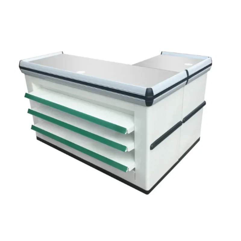 

For Snack shop cashier chewing gum front shelf corner maternal and infant branch stainless steel collection counter