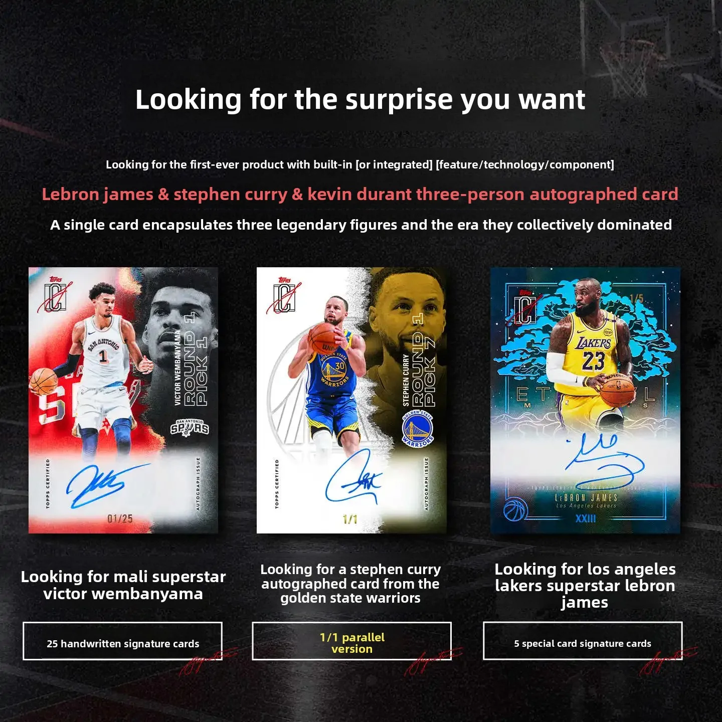 2025-26Topps Signature Class NBA Basketball Cards Mystery Box Official Trading Cards Collectibles Birthday Gifts for Men & Women