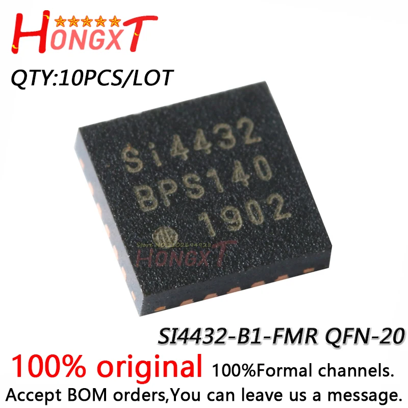 10PCS 100% NEW SI4432-B1-FMR QFN-20.