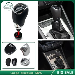 DSG Pomello del cambio Copertura laterale in pelle Parti interne Accessori per Skoda Octavia Superb Fabia Yeti