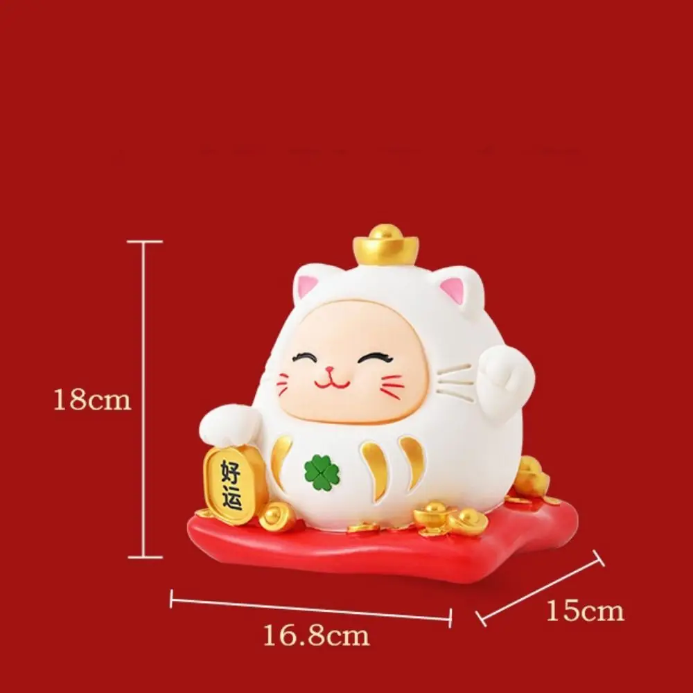 Large Capacity Lucky Beckoning Cat Piggy Bank Save Money Portable Lucky Beckoning Cat Money Jar Cartoon Money Saver