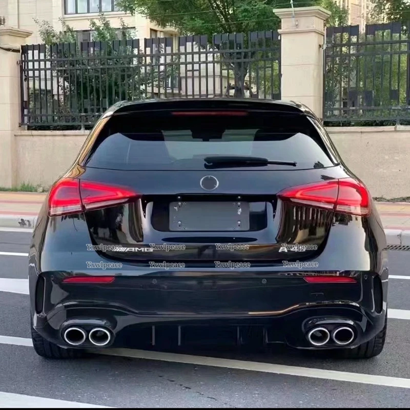 For Mercedes Benz A Class W177 Roof Spoiler 2019 2020 2021 A180 A160 A200 A220 A250 A45 A35 Hatchback ABS Rear Trunk Lip Wing