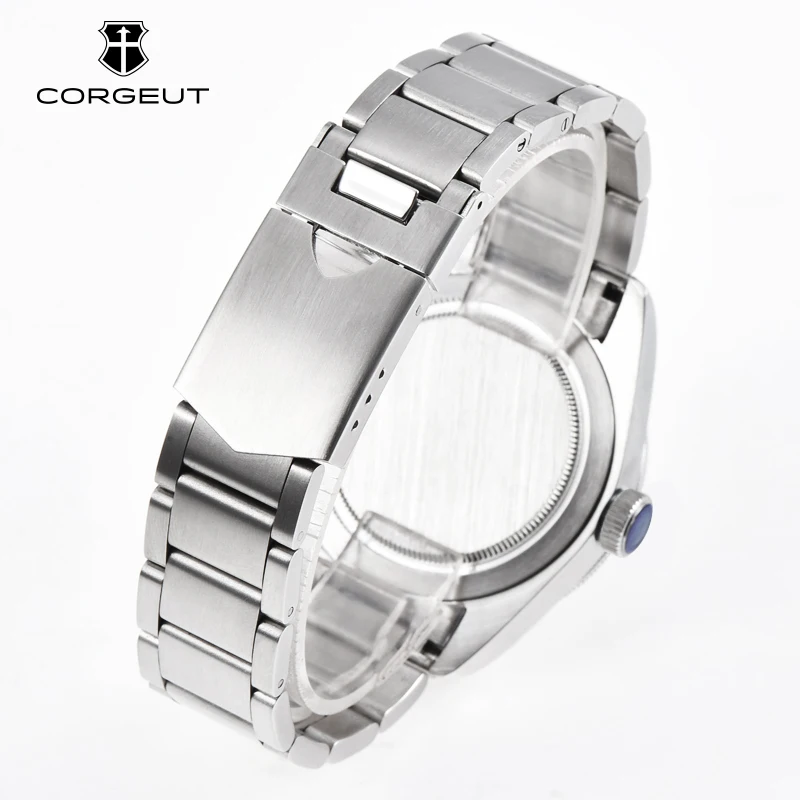41MM Corgeut Men Mechanical Wristwatch Luxury nh35 Automatic Watches 100m waterproof Sapphire Glass Watch for Men Luminous Reloj
