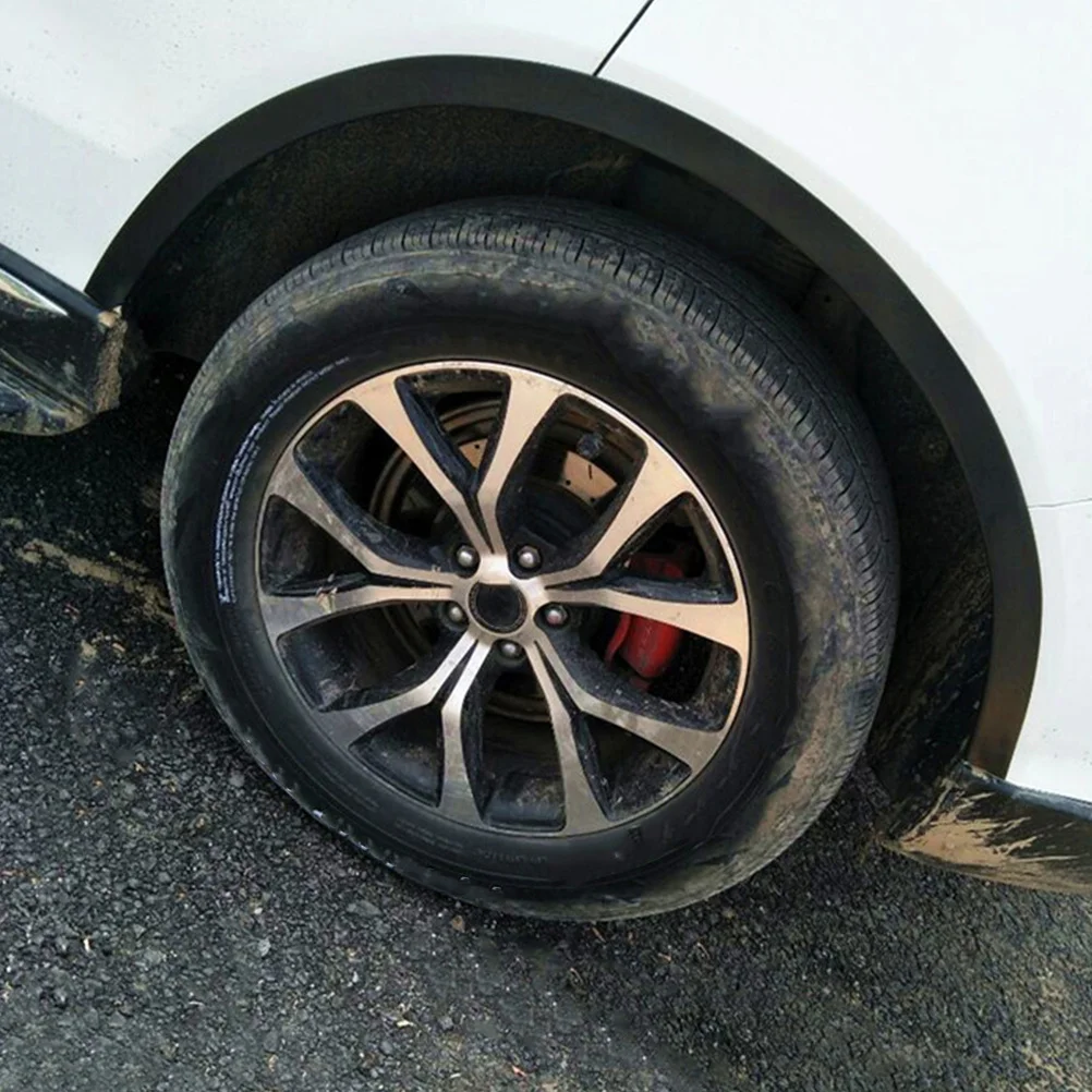 

4.5cm X 1.5m Black Wheel Brow Anti-Collision Strip Car Tyre Protector Durable Flexible Material Easy Install Weatherproof