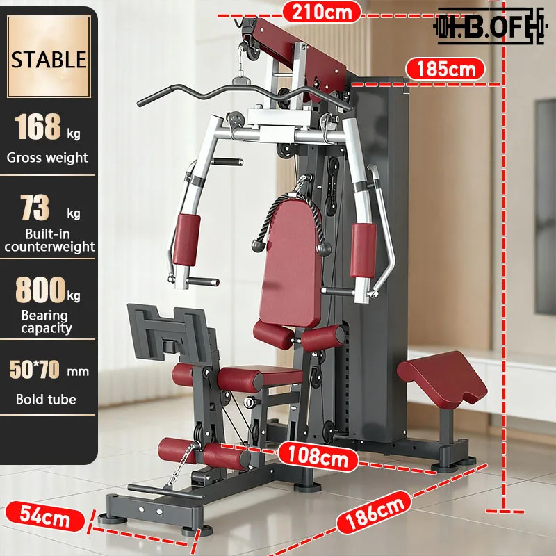 Indoor Fitness Equipment, Sports Equipment, High Position Pull-down Leg Muscle Comprehensive Trainer, Single Person Station