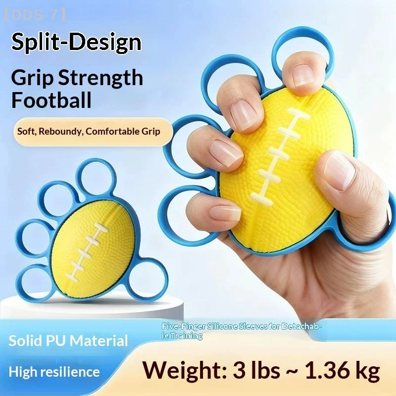 [ODS-7]1Pcs Silicone Finger Grip Strength Ball Portable Hand Rehabilitation Trainer for Arthritis Relief Home Office Use【WO】