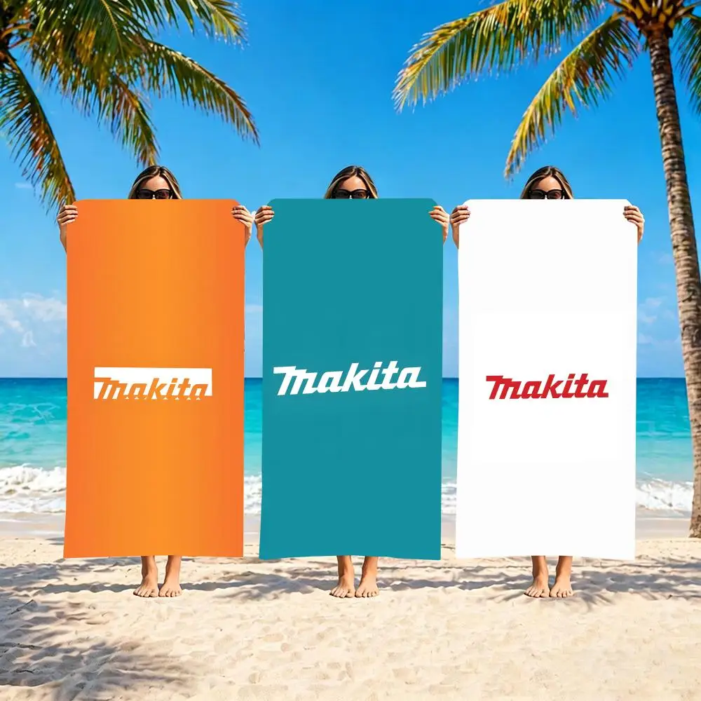 M-Makita Towel Microfiber beach towel, quick-dry, sand-free, ultra-fine fiber, super soft.