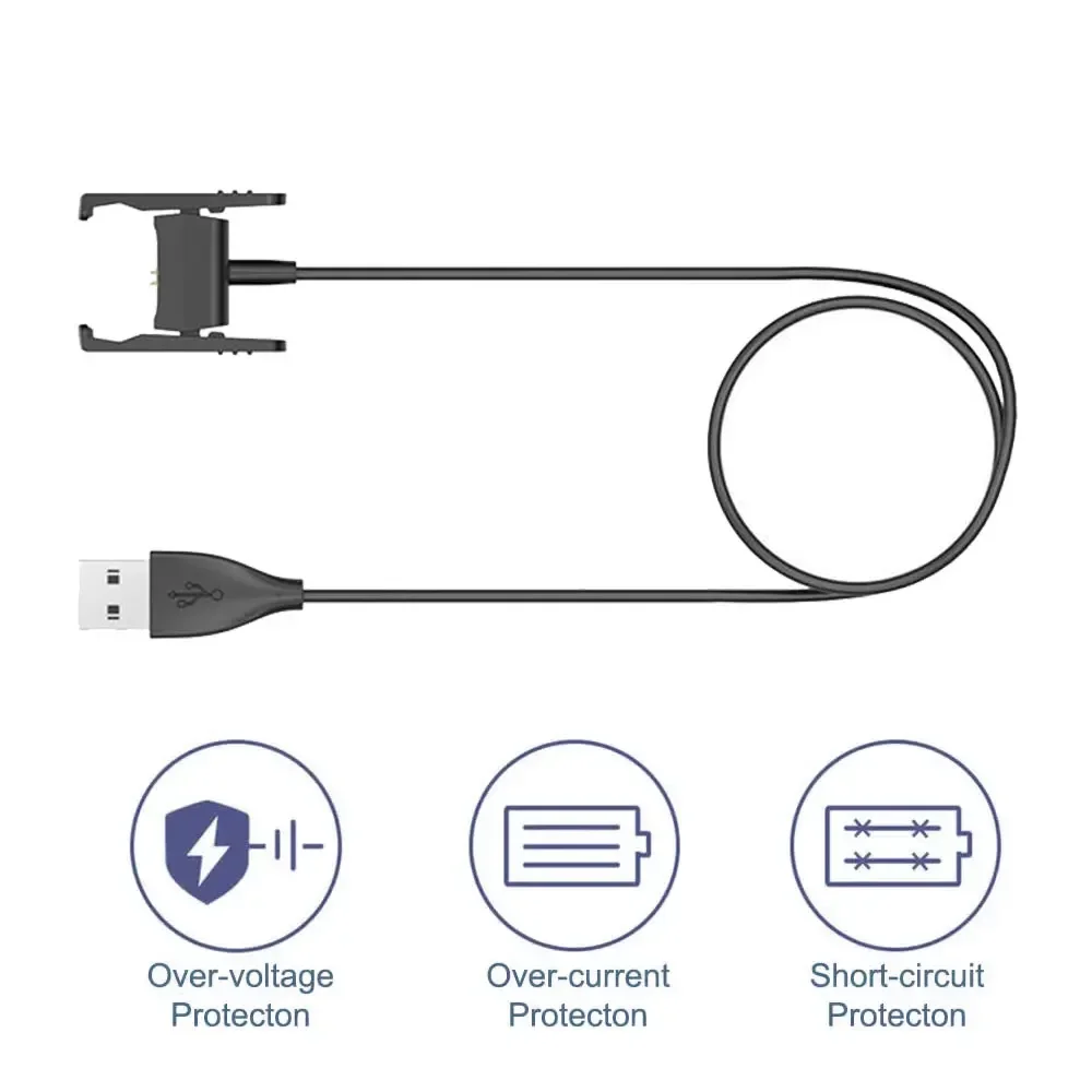 شاحن USB قاعدة محول ل Fitbit Charge 2 3 4 SE ساعة ذكية استبدال كابل شحن ل Fitbit Charge 2 الملحقات الذكية