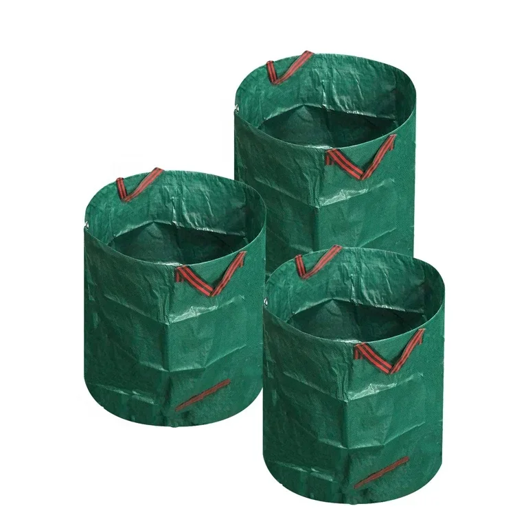 Low Price Reusable Heavy Duty Extremely Durable Waste Lawn Pool Yard Leaf Bag Collapsible Garden Waste Bags Factory