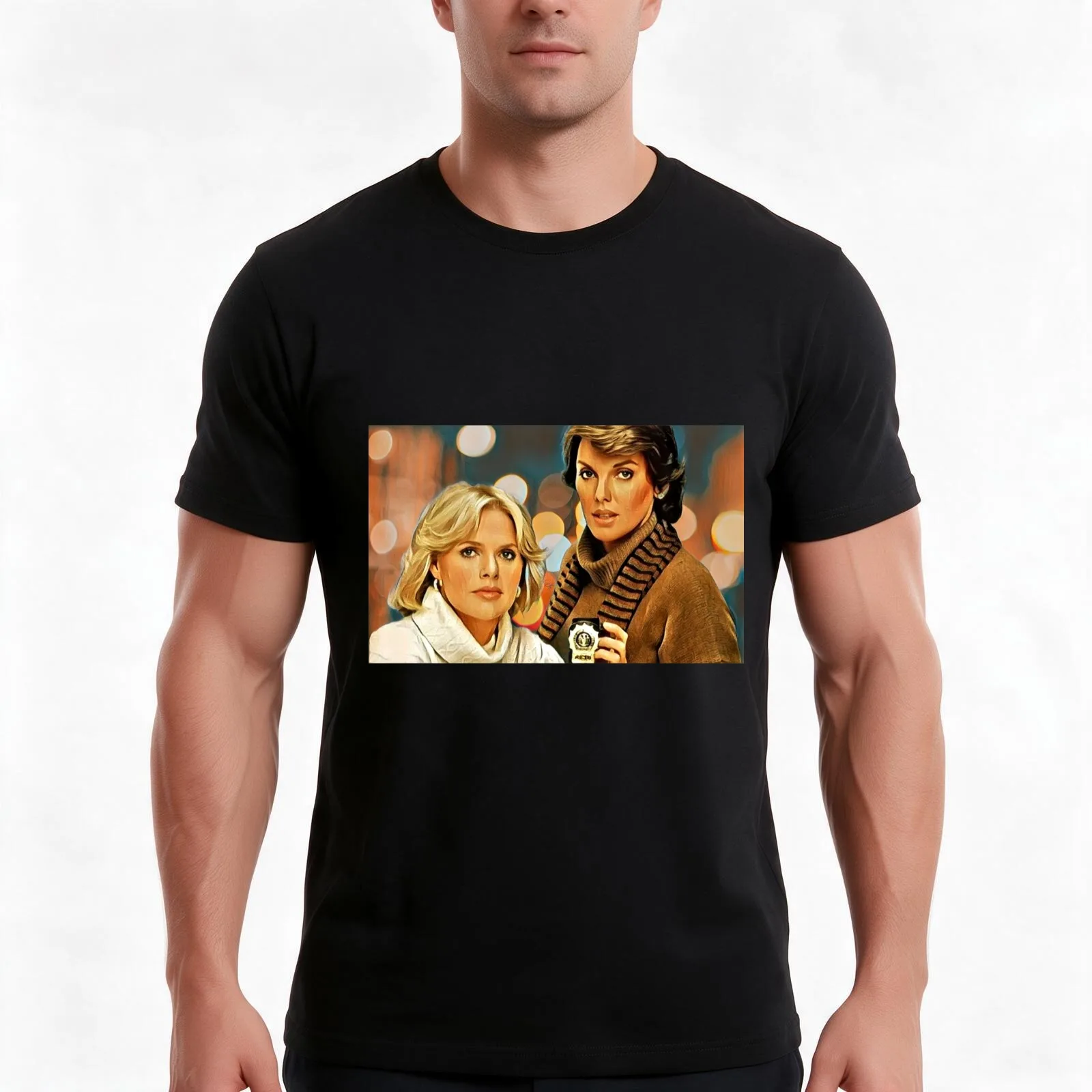 CAGNEY AND LACEY T-Shirt, Summer Casual Cotton Tee, Oversized Streetwear Tops, Vintage Graphic Print, Loose Fit Short Sleeve