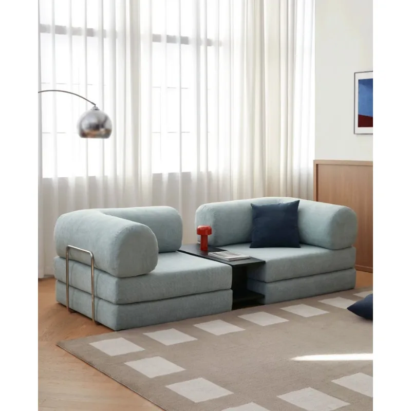 Home single sofa bed, dual-use folding modular sofa, retro sofa