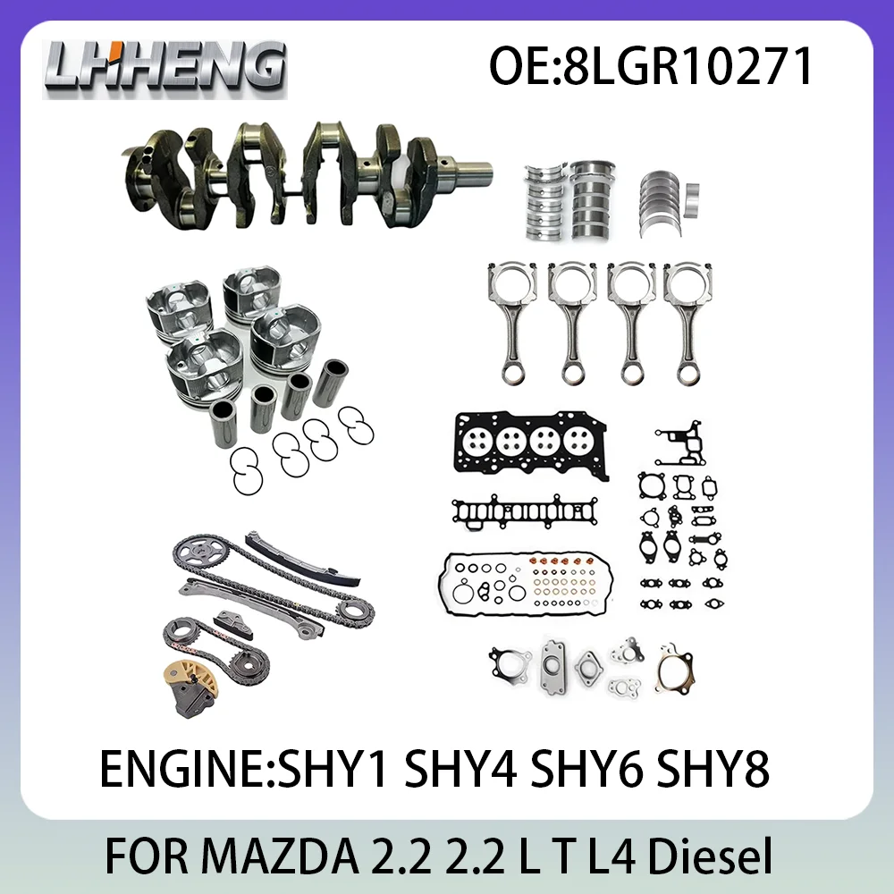 

Engine Repair Kit Rebuil Kits 2.2 2.2 L T Diesel For MAZDA 3 6 CX-5 2011-2018 SHY1 SHY4 SHY6 SHY8 8LGR10271