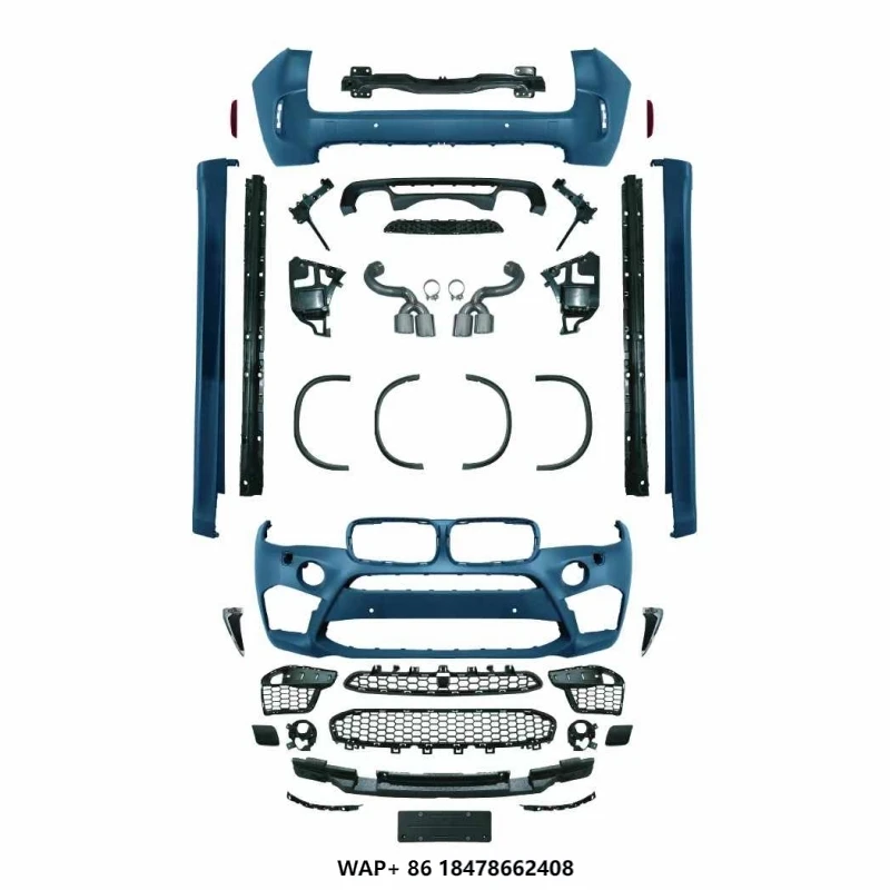 

Factory Sale Car Body Kit for BM-W X5 F15 2013 2014 2015 2016 2017 2018 Upgrade X5M Style Front Rear Bumper Side Skirts