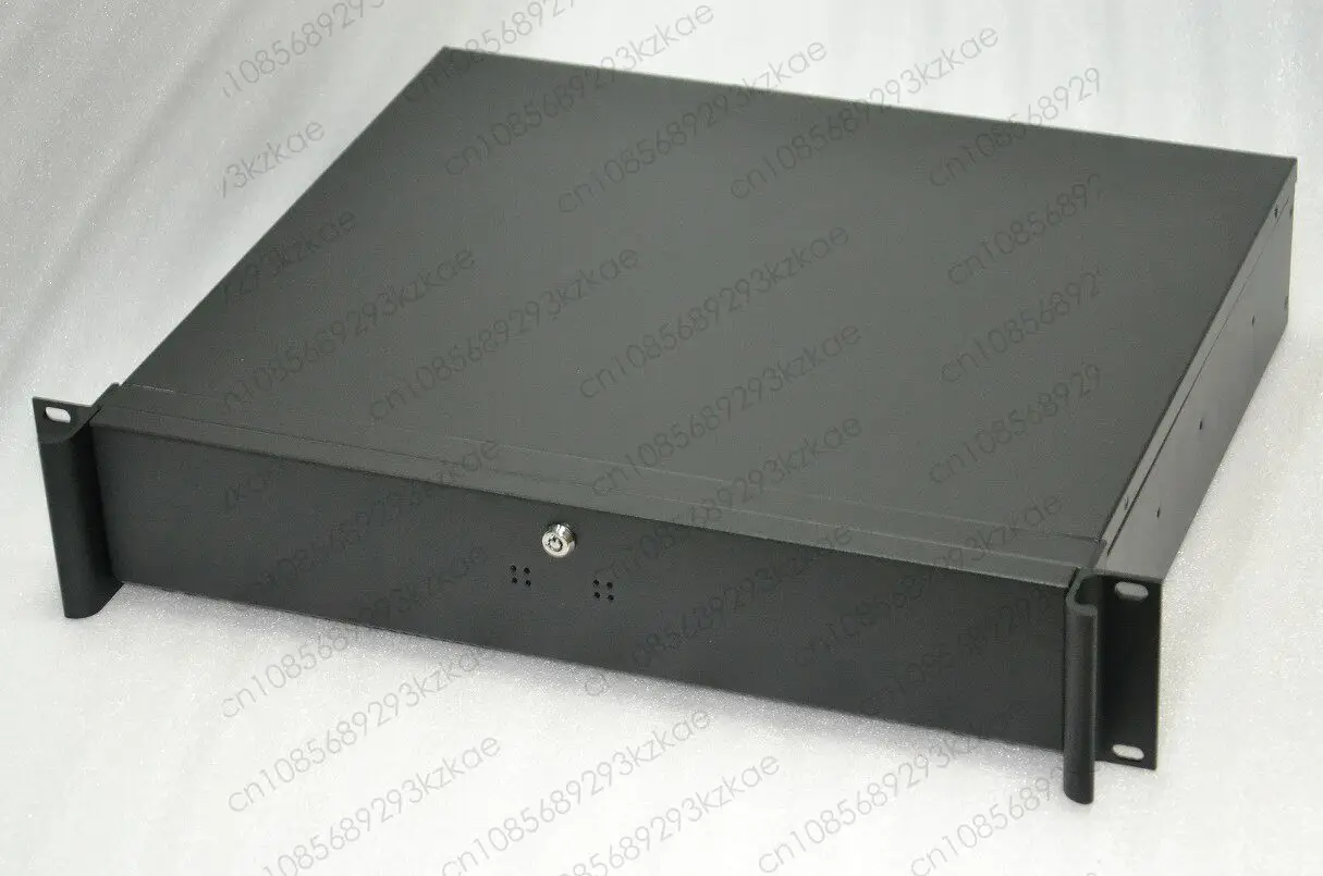 Ultra-short 2U360 server chassis 2 nodes 2U Gemini chassis Dual main board ITX industrial control rack type