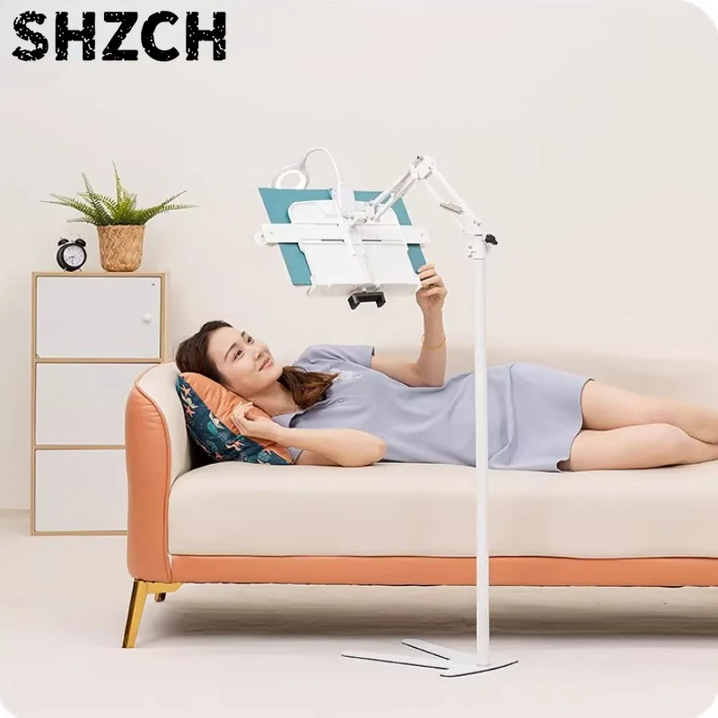 Adjustable Floor Book Stand Bed Couch Reading Holder Multipurpose Tablet & Phone Holder Hands Free Stand for Cookbook Rack