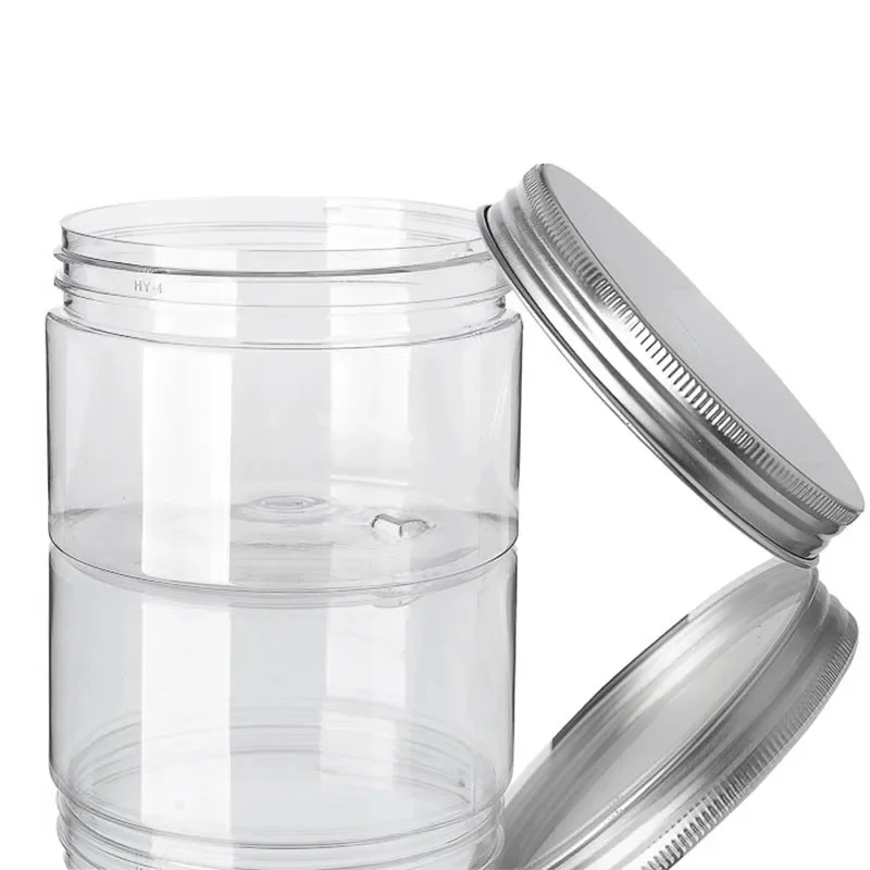 10/20/30Pcs 30-200ml Empty Storage Jars Clear Plastic Jar with Lids Cosmetic Container Face Cream Powder Pot Refillable Bottle