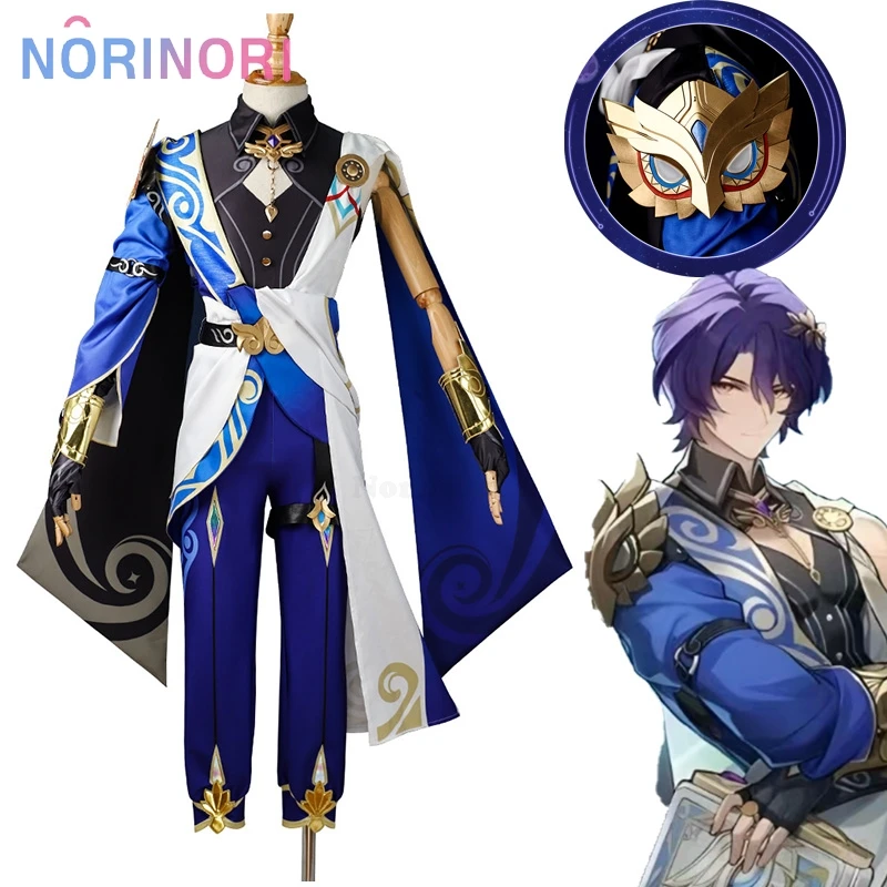 

Honkai Star Rail Dr. Ratio Cosplay Costume Wig Doctor Veritas Ratio Anime Cosplay Event Party Outfits Clothes Game RolePlay