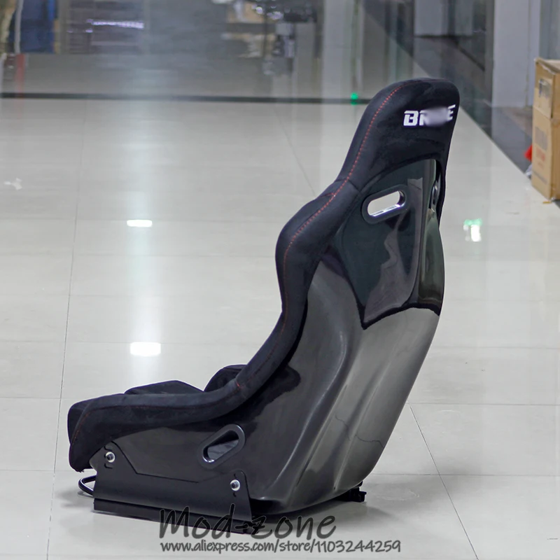 JDM VIOS III LOWMAX Light Weight Carbon Fiber Fiberglass Alcantara Fabric Car Tuning Fixed Bucket Racing Seat