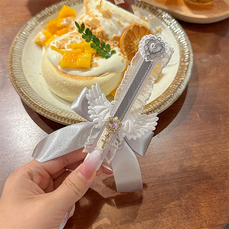 Creative High-color Lace Stationery Craft Knife Ribbon Wing Letter Cutter Open Box Tool Ballet Wind Bow Tie Handmade Craft Knife