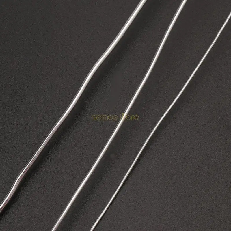 31BF Flexible Aluminum Wire Silver Metal Anodized Aluminum Armature Wire DIY Sculpture Craft for Wreath Making Beading Floral