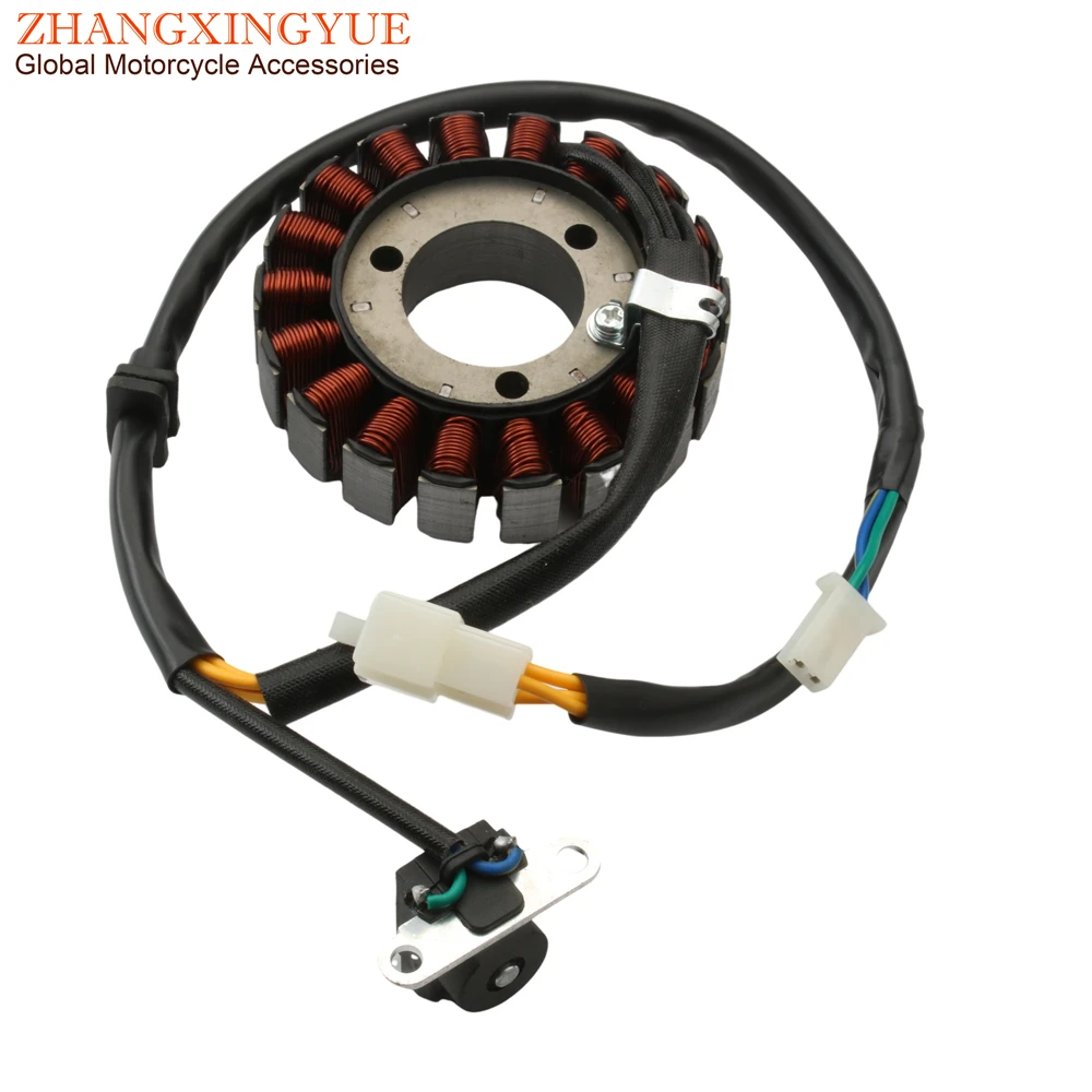 Scooter Coil Magneto Stator For Peugeot Speedfight 4 125cc QP150-2C MA1