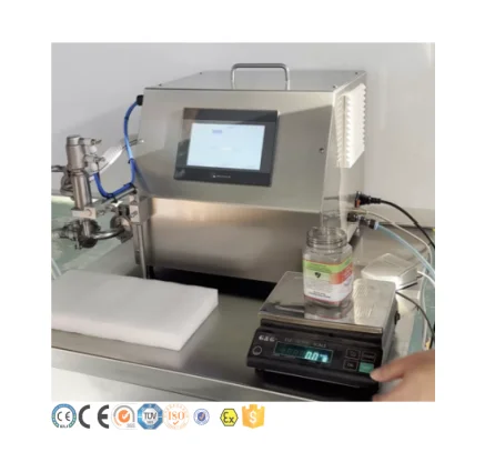 Multifunctional Small Business Semi-Automatic Liquid Sauce Filling Machine Electric PLC Motor For Beverage Chemical Glass Bags