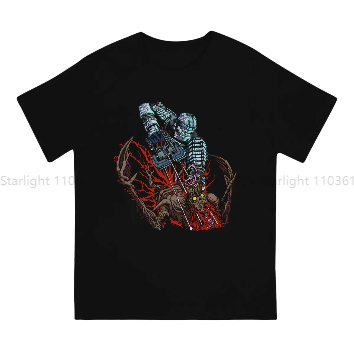 DLC Script TShirt For Male Dead Space Clothing Style T Shirt Soft