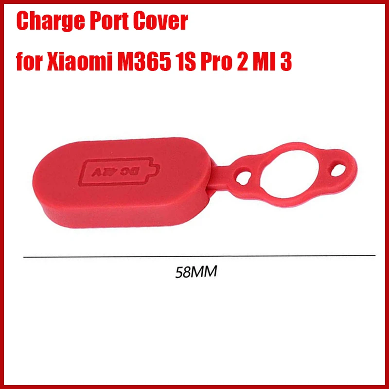 Charge Port Waterproof Cover Case Dust Plug For Xiaomi M365 Pro 1S Pro 2  Mi 3 Electric Scooter Accessories Rubber Plug Parts