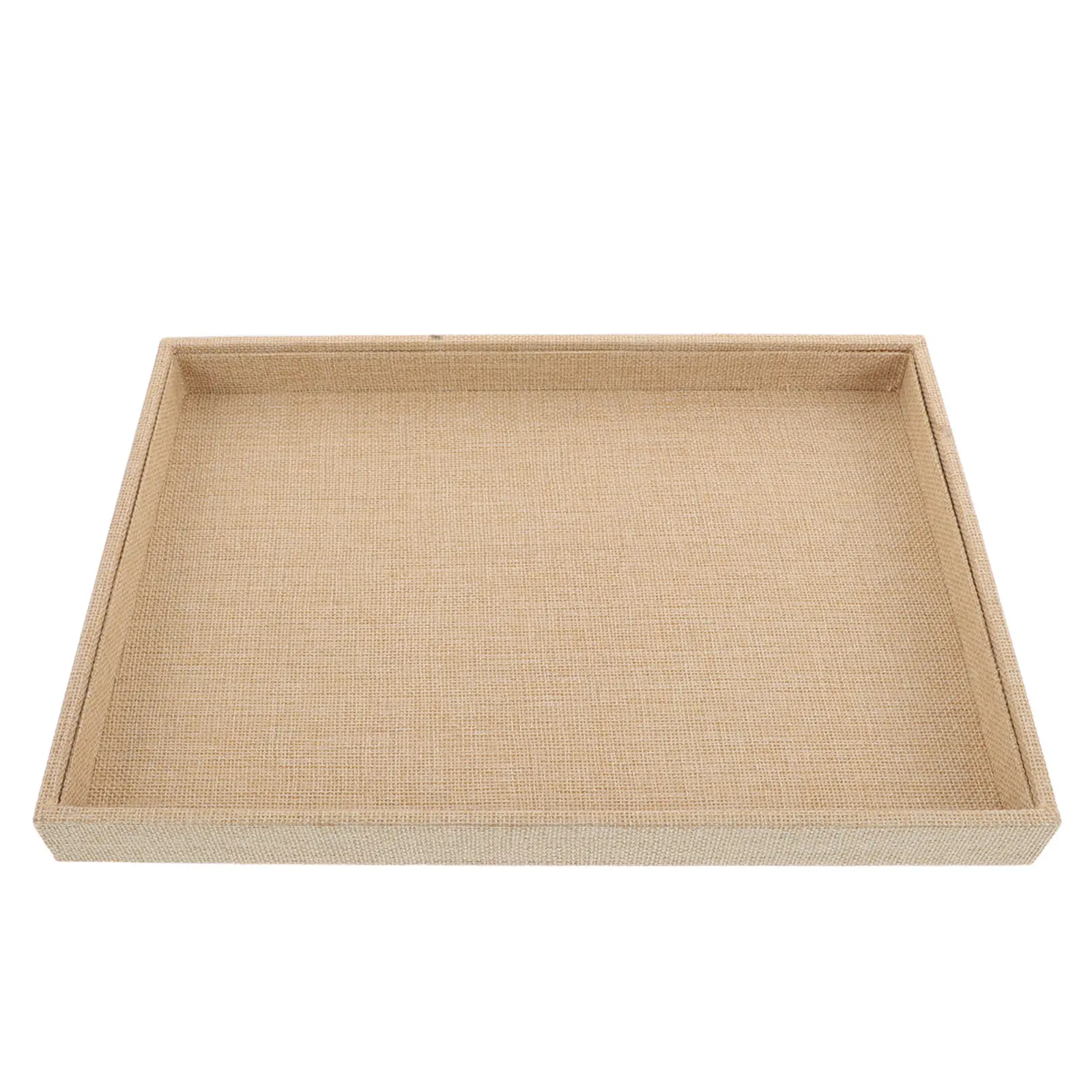 

Льняной органайзер для украшений в деревенском стиле, 13.7x9.4, подставка для колец, ожерелий, браслетов, портативный дорожный дисплей