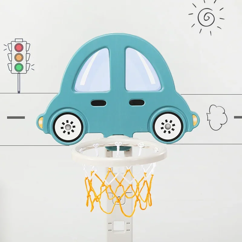 3w1 wielofunkcyjny stojak do koszykówki dla dzieci koszyk piłkarski kołnierz bezpieczeństwo w domu plac zabaw gra sportowa zabawki dla chłopców prezenty dla dzieci