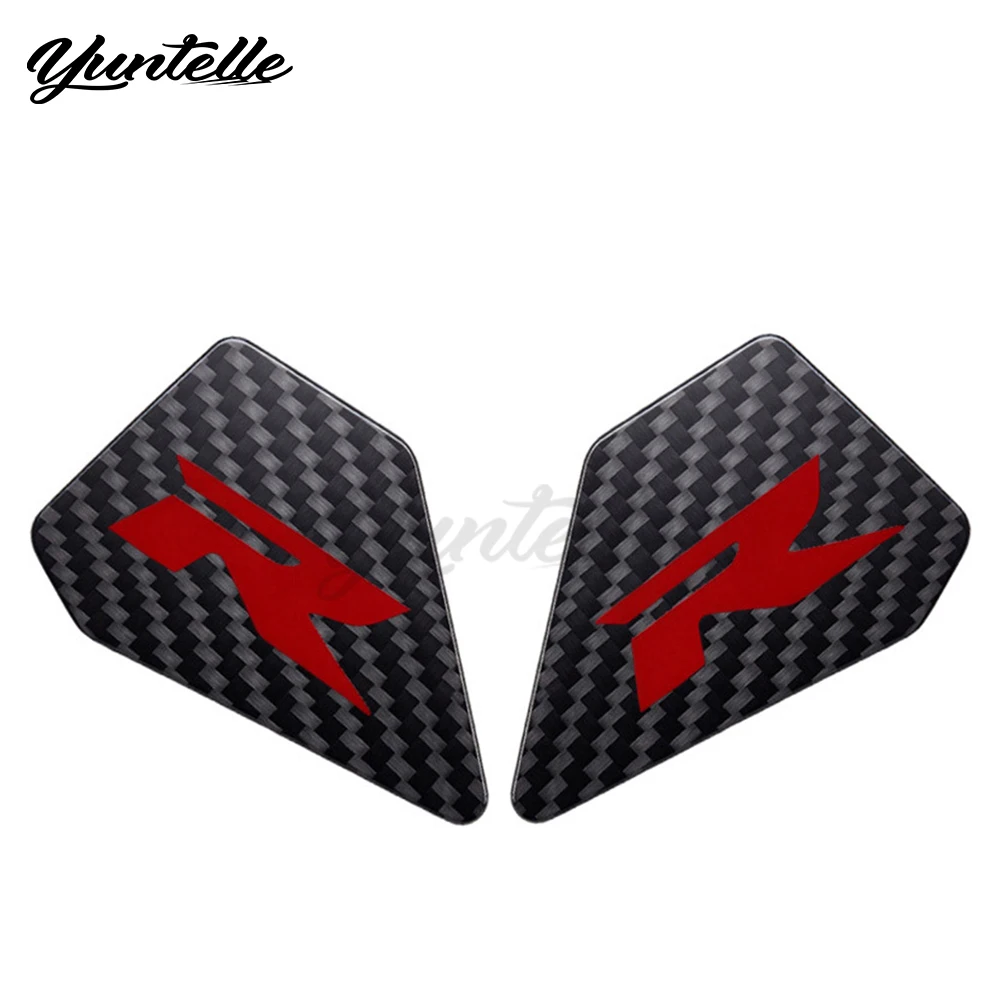 Frame Side Cover Decorative R Emblem Sticker For Honda CBR650R CB650R CBR CB 650R 2019-2025 Motorcycle Accessories Carbon Fiber