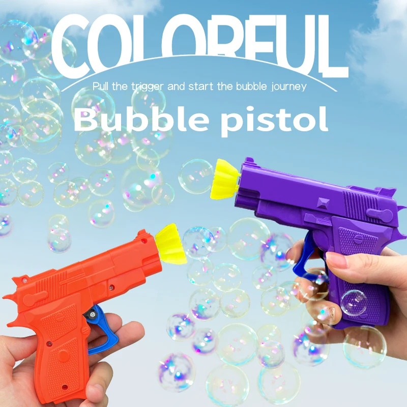 A children's cartoon manual bubble gun  , birthday party, an outdoor atmosphere artifact gift (excluding bubble liquid)