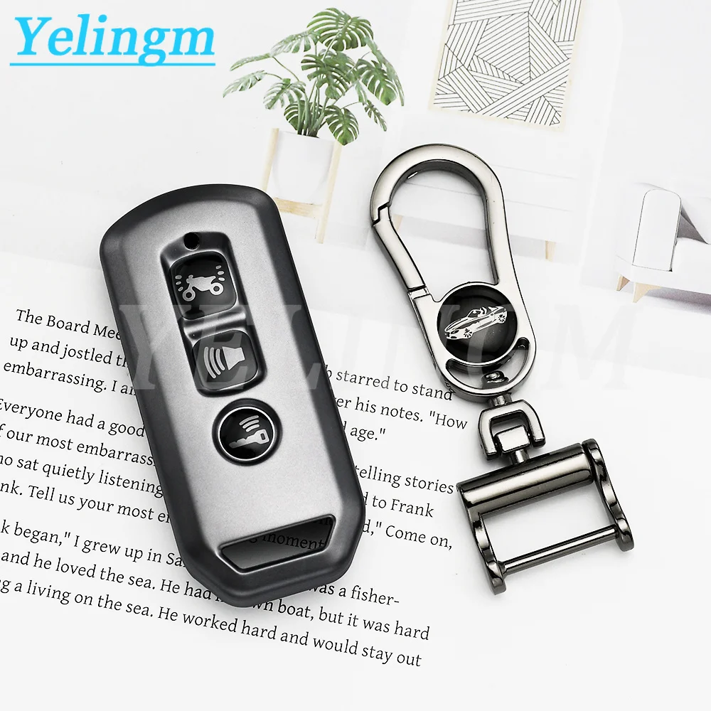 For Honda PCX Forza 300 Airblade 125 C125 Super Cub Scooter Vario 150 Smart Remote Control Fob Cover 3 Buttons TPU Car Key Case