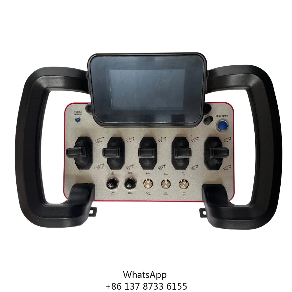 12V Motor Hydraulic Valve Joystick Wireless Linear Telescopic Remote