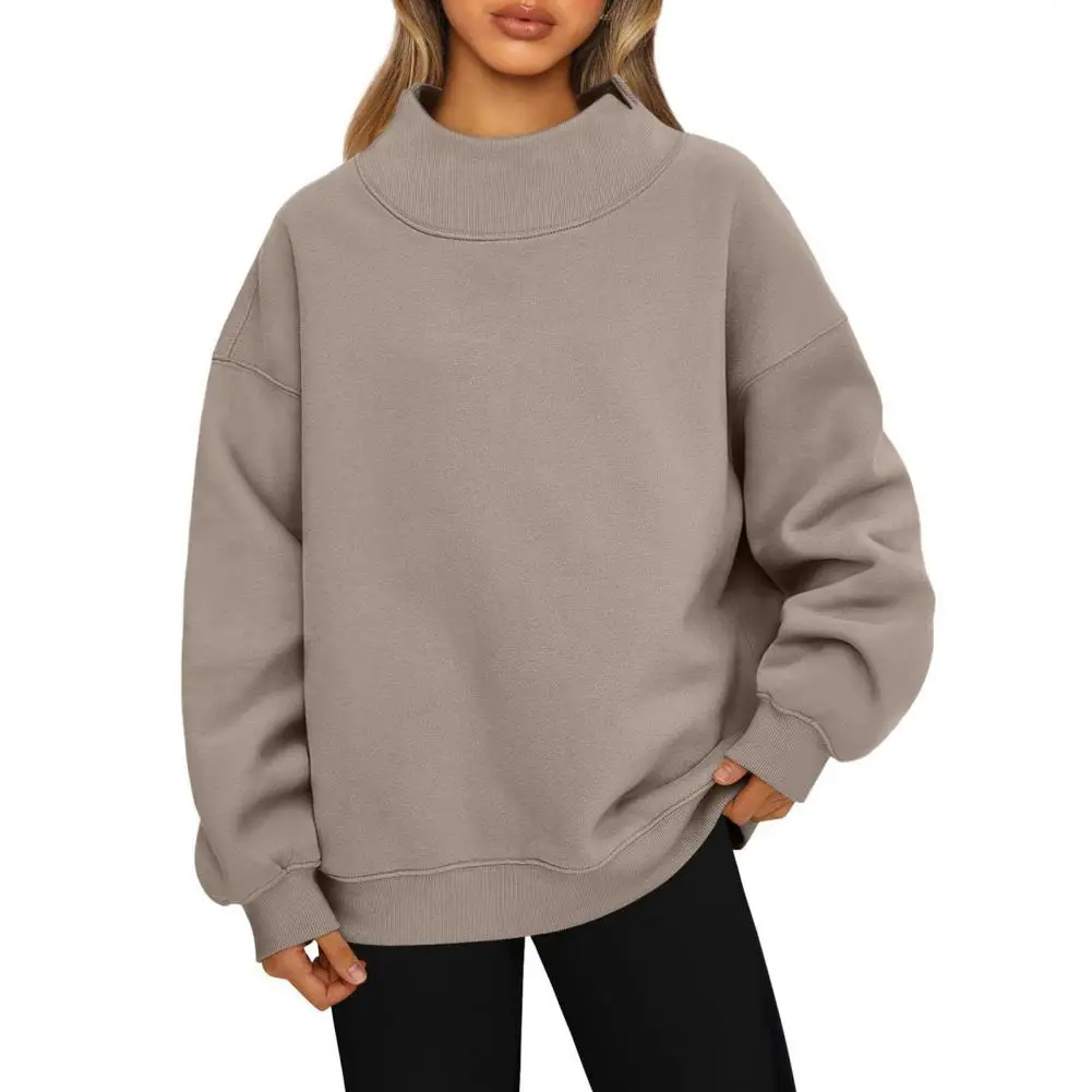 

Women's Terry Sweatshirt Abstract Three-Dimensional Sweatshirt Letter Loose Round Neck Female Casual Pullover Fall 2023