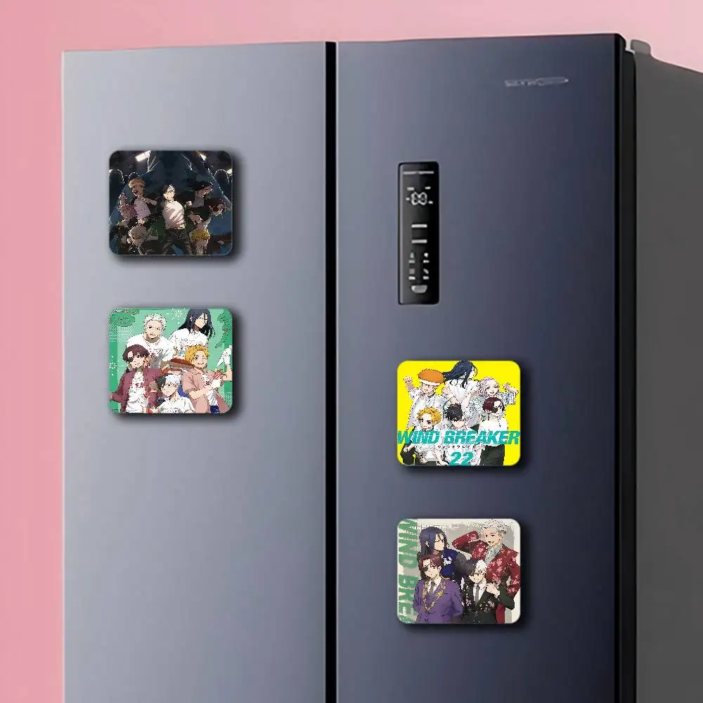 WIND Anime BREAKER 1 шт. магнит на холодильник персонализированный магнитный держатель для фотографий прочный квадратный поверхностный магнит на холодильник