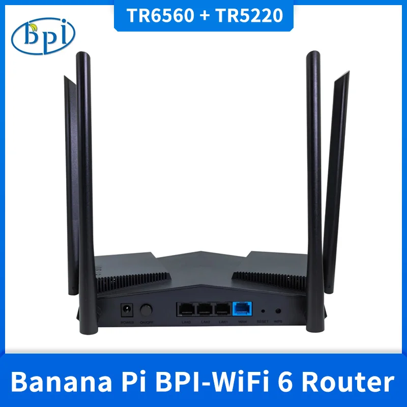 roteador banana pi com estojo roteador bpi wifi soc dual core processador arm cortec a9 roteamento phy 5ge integrado tr6560 tr5220 01