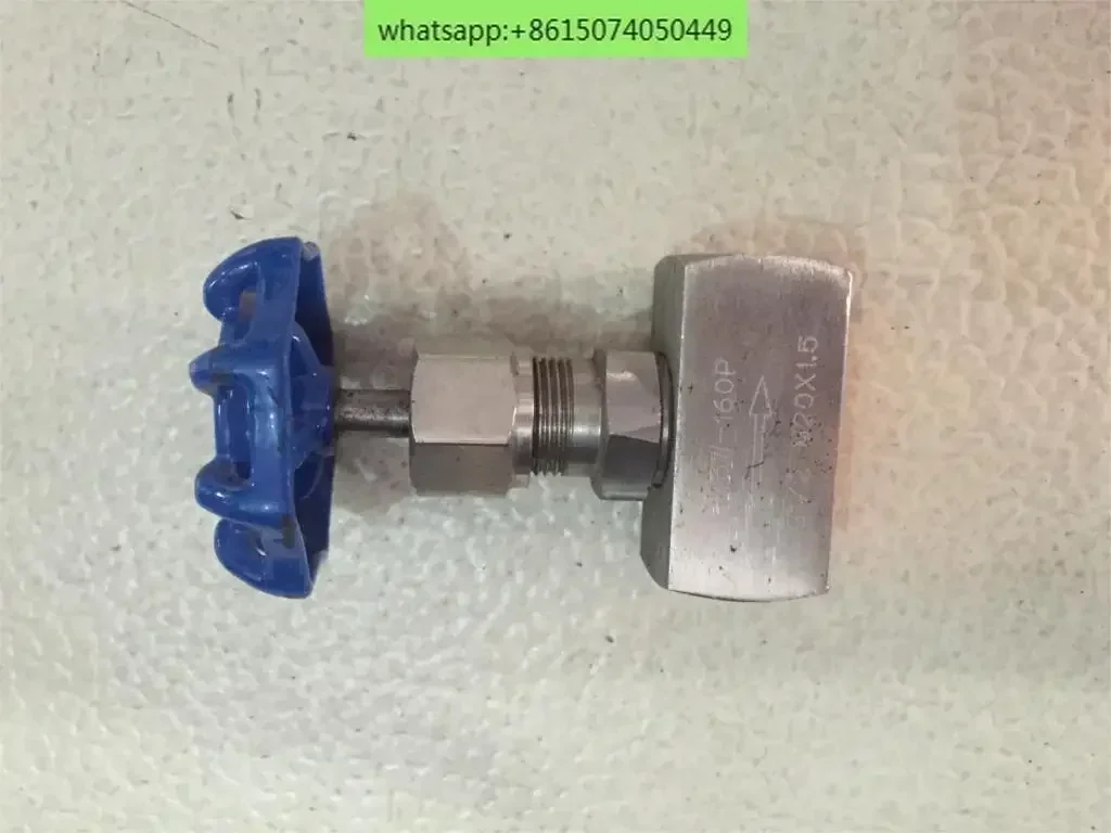 Extruder professional needle valve. Plastic machine water valve. Needle valve J13W-160P M16*1.5  M12*1.5