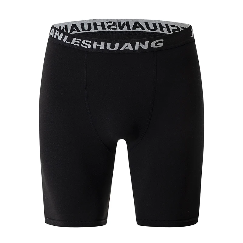 5piece Set Of Men's Classic Black And White Elastic Long Underwear Quick Drying Comfortable Sporty Youth Trend Flat Corner Pants image 4