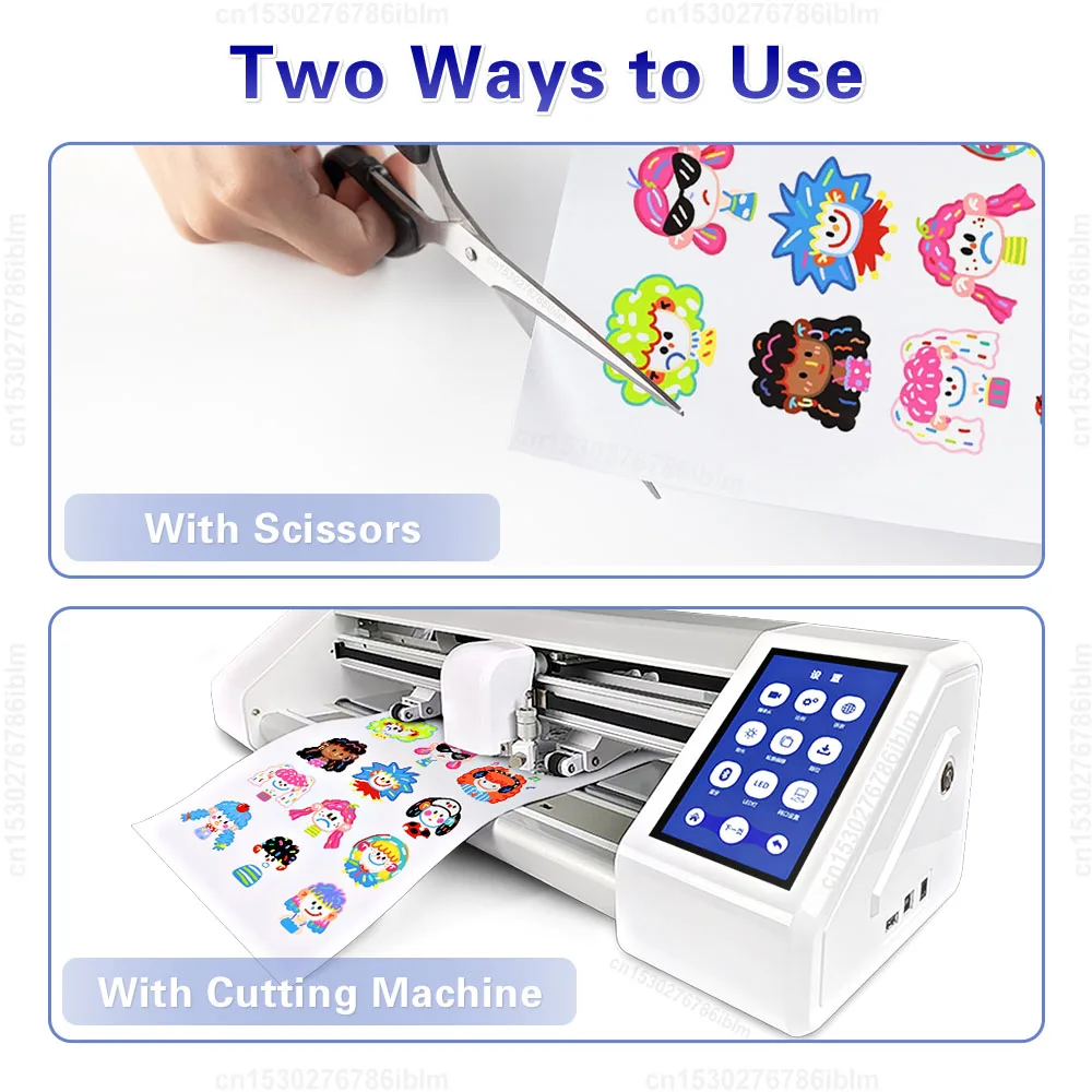 ورق لاصق فينيل شفاف قابل للطباعة ، مقاوم للماء ، ذاتي اللصق ، نسخة بيضاء لامعة ، جميع طابعة نافثة للحبر ، 10 أوراق ، A4